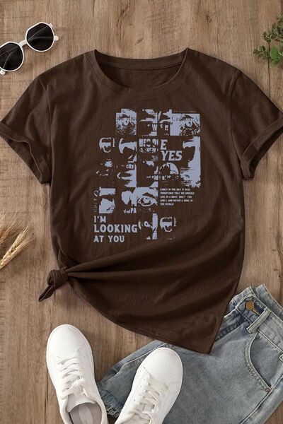 trendypassion Unisex Looking Printed Oversize T-shirt