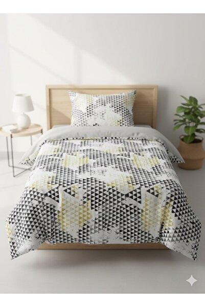 BH BABY HOME Modern Patterned Cotton Single Duvet Cover Set – Soft Texture, D...