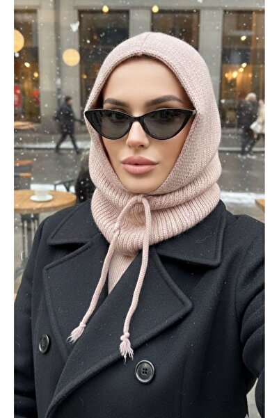Goldmine Balaclava pentru femei Tricotaj Articole pentru acoperirea capului Pudra