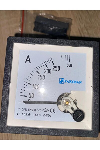 PAKOSAN ANALOG AMPERMETRE 250/5A
