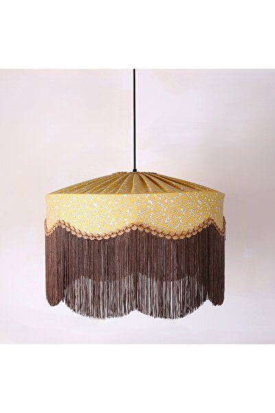 Mylamp ZARAFET SAÇAKLI Kumaş Avize 50X30 cm