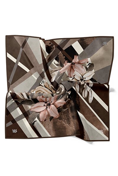 Levidor Çiçek Desenli Kristal Eşarp