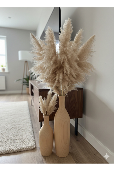 Woodya Lüx Ahşap Vazo 25cm-41cm Uzunlukta