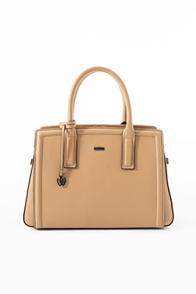 VOSTRO حقيبة يد وكتف نسائية من الجلد الطبيعي 100% طراز بسكويت نابا - موديل مت...