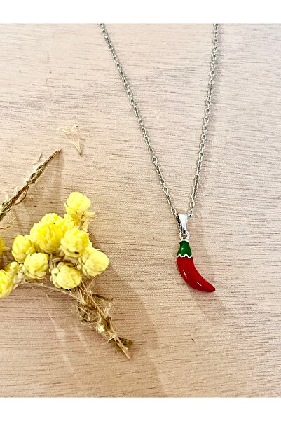 Açıkmeşe Ev Yaşam Ürünleri قلادة الفلفل الأحمر، قلادة الفلفل الحار الصغيرة، ق...