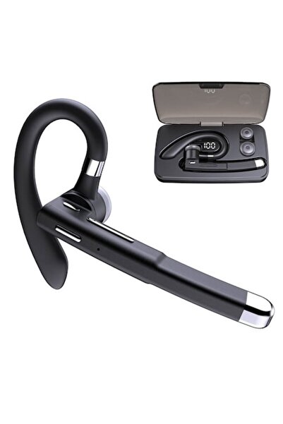 Edman Căști intraauriculare profesionale Legend 520, Bluetooth 5.0, anulare zgomot, stație de încărcare, negre