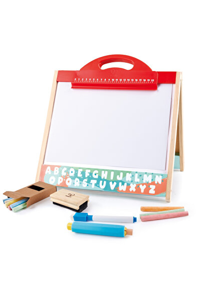 Hape Sevalet portabil pentru masa, cu cutie depozitare (6 piese), copii varst...