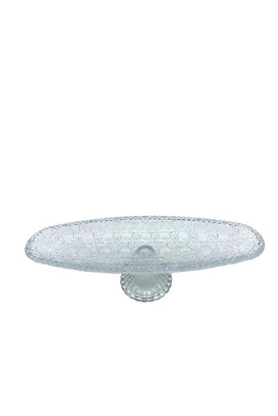 Generic Crystal serving tray with base