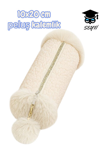 SEYFİKİRTASİYE Pliš pernica za šminku Torba strane 10x20 cm DOMAĆA PROIZVODNJ...