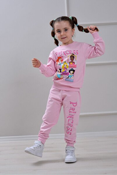 LİLLYPİCCA Set de 2 piese pentru fete Hanorac cu mâneci lungi imprimat - Pant...