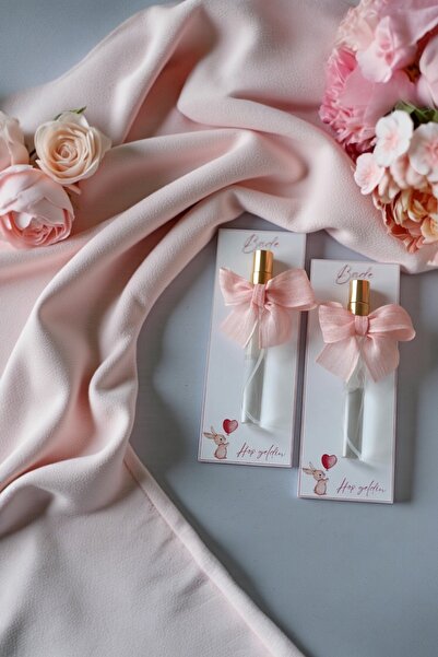 Sirmion Fiyonk Detaylı Fısfıslı Sprey Kalem Şişe İncili Kolonya 10ml -Kız Beb...