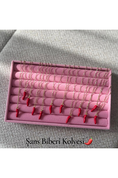 Mercy Aksesuar Şans Biberi Kolyesi Cornicello Kolye (1 adet gönderilmektedir)