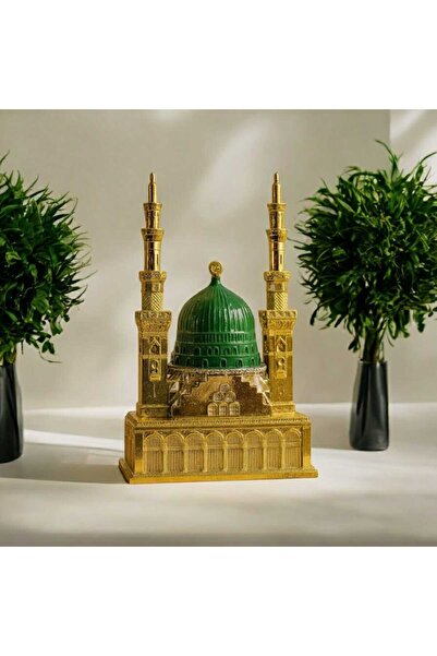 monza Üç Boyutlu Mescid-i Nebevî Kubbe Minare gold kaplama