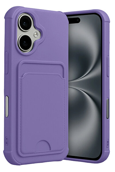 NANOSPACE سيليكون مع بطاقة عمل كيلفن متوافق مع هاتف أبل آيفون 17