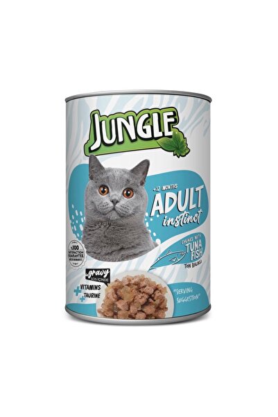 Jungle Jungle Tuna Wet Food Can for Adult Cats G415