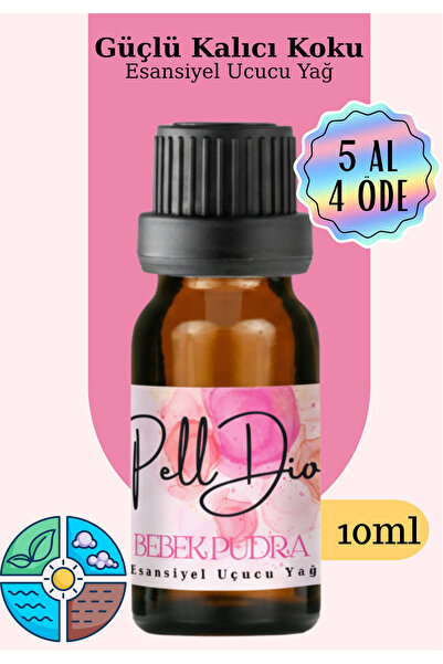 PellDio Home Baby Powder Esansiyel Uçucu Koku Yağı Buhurdanlık Yağı Difüzör E...