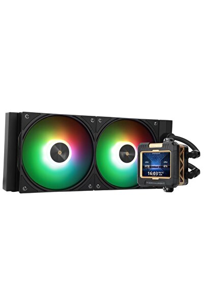 ThermalRight FW240 ARGB V2 CPU Liquid Cooler with 320×240 IPS LCD, High-Performance Pump (AM5/LGA17