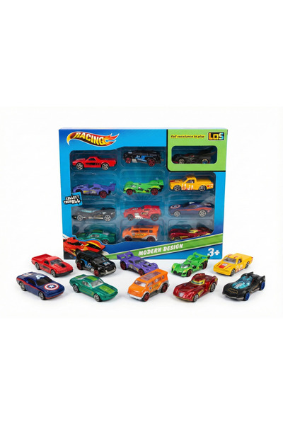 REZZOSS 12-Pack Alloy Sports Car Gift Set Die-Cast Metal Racing Vehicles for ...