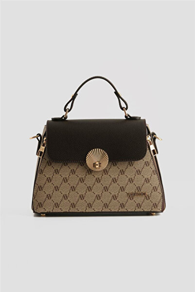 Armine Mink Women's Dotted Hand and Shoulder Bag 25Yd7415