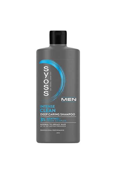 Syoss Set of 2 x Men Clean & Cool Shampoo, for Normal to Oily Hair, Men, 440 ml