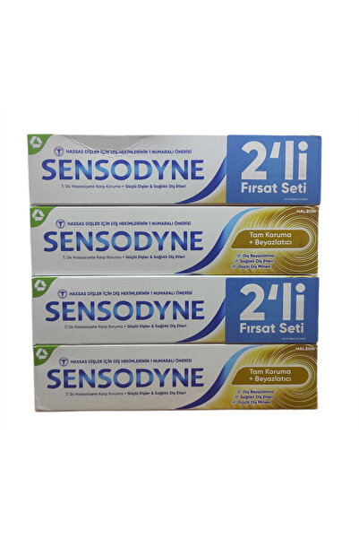 Sensodyne TAM KORUMA + BEYAZLATICI DİŞ MACUNU 50 ML 2 Lİ FIRSAT SETİ X 2 ADET