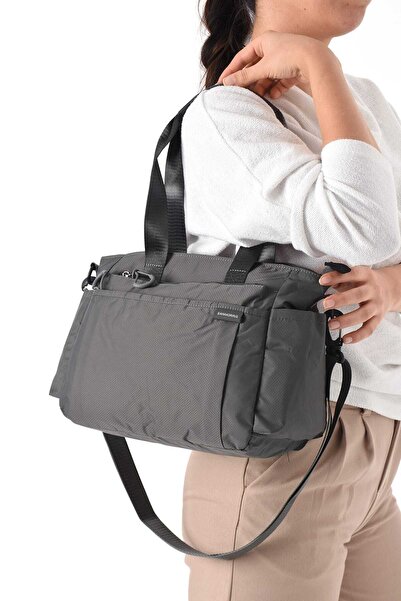 Sanmorris حقيبة كتف من قماش المظلة