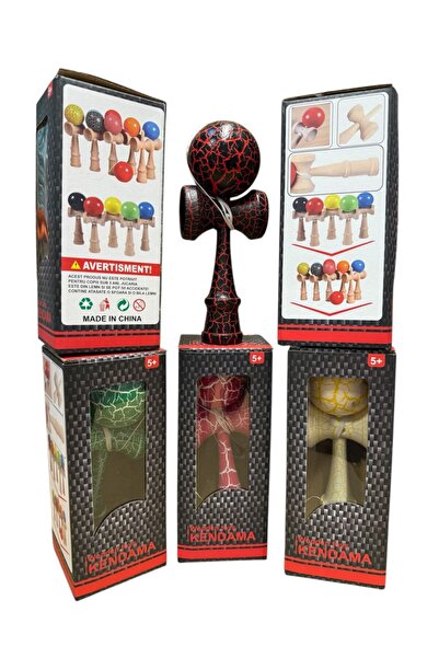 Kendama crack 18cm din lemn