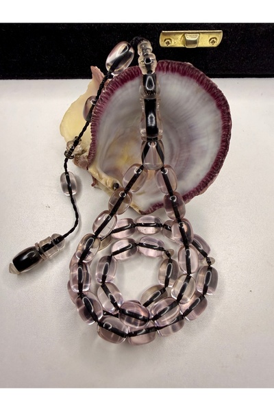 İskenderun Tesbihcilik Antique Model Water-Like Fire Amber Prayer Beads