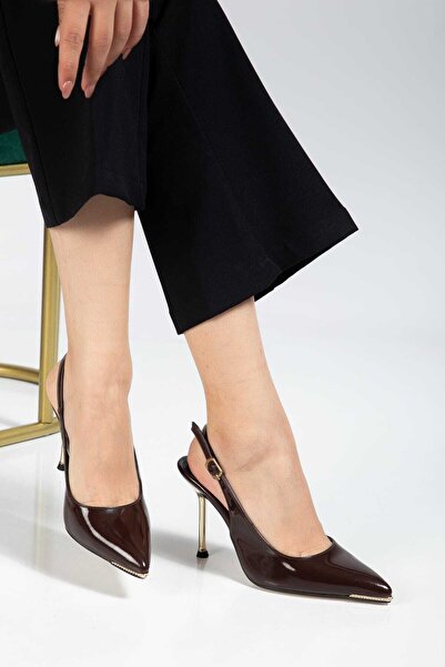 can feta أحذية بكعب عالي من جلد العجل المستورد عالي الجودة للموسم الجديد، لا ...