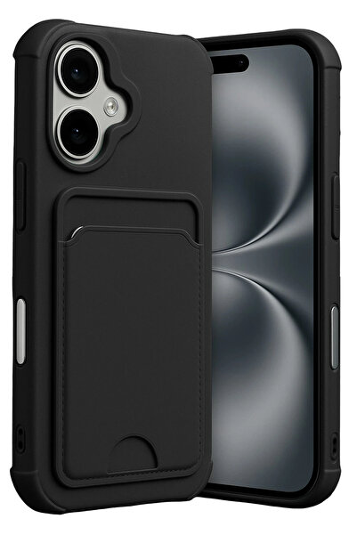 NANOSPACE سيليكون مع بطاقة عمل كيلفن متوافق مع هاتف أبل آيفون 17