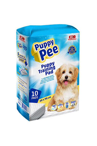 Bio Pet Active Puppy Pee Tuvalet Eğitim Çişi Pedi 60 x 90 Cm (10 Adet)