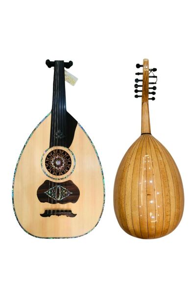 KARAZ MUSIC Lux oud by Essam El-Waziri, Swedish face and Maple back