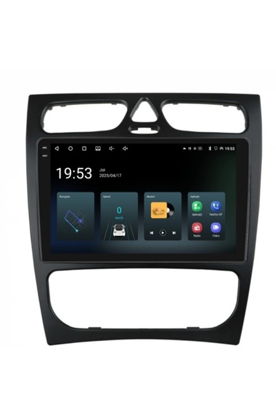 Piloton Navigație pentru Mercedes-Benz Clasa C W203 (2000-2004) 9 inch 4GB/64...