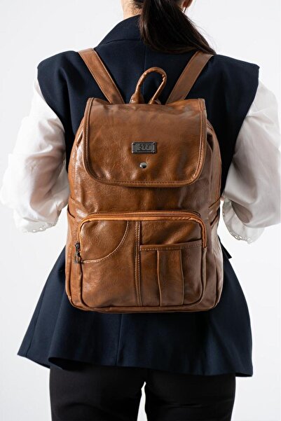 Baginn Rucsac din piele artificială pentru femei Rucsac din piele vegană 30*2...