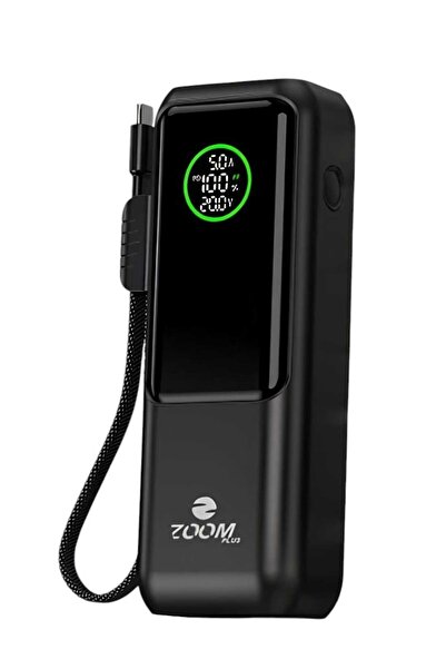 Zoom Plus باور بانك 20000 مللي أمبير/ساعة شحن سريع 100 وات تصميم صغير الحجم و...