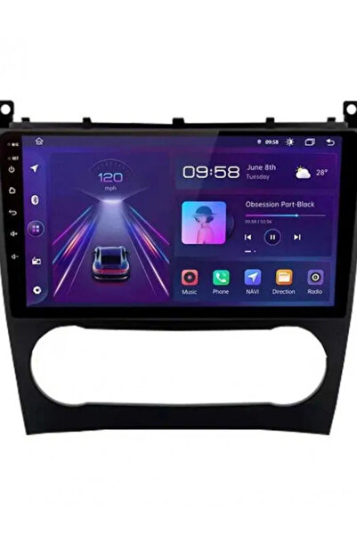 NAVI-ABC Navigație pentru Mercedes-Benz Clasa C W203 (2004-2007) 9 inch Andro...