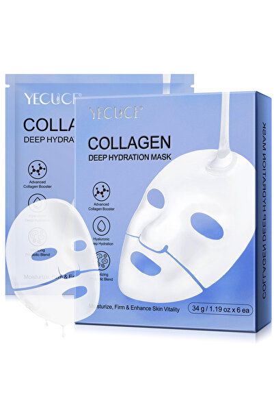 YECUCE Masca cu colagen, antirid, hranire si hidratare, acid hialuronic, niacinamide, vitamina E