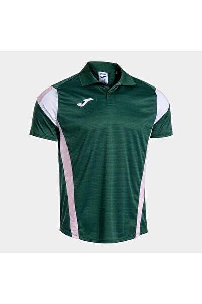 Joma Montreal Erkek Yeşil Pembe Polo Yaka Spor Tişört 104302.485