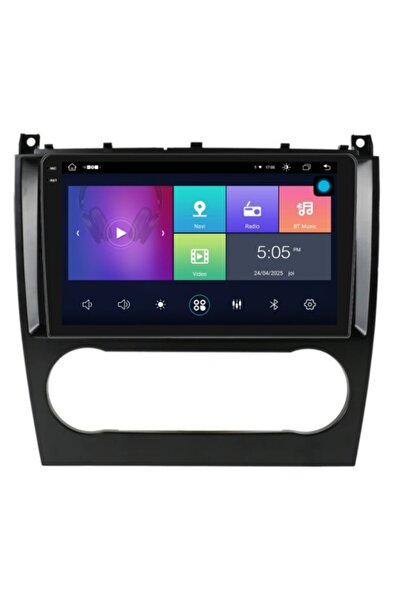 Piloton Navigație pentru Mercedes-Benz Clasa C W203 (2004-2007) - QLED 2K, Octa Core, 4GB/64GB