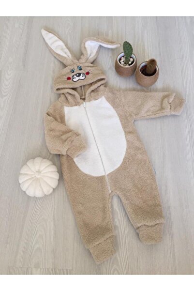 Nurcix Unisex Kids Rabbit Patterned Jumpsuit