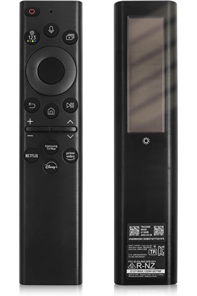 Generic جهاز تحكم عن بُعد يعمل بالطاقة الشمسية BN59-01385A لأجهزة تلفزيون سامسونج الذكية (قابل لإعادة الشحن، بلوتوث، USB-C)