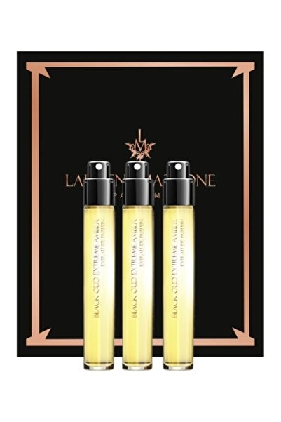 Laurent Mazzone Black Oud Extreme Amber Extrait de Parfum Set (3 x 15 ml)