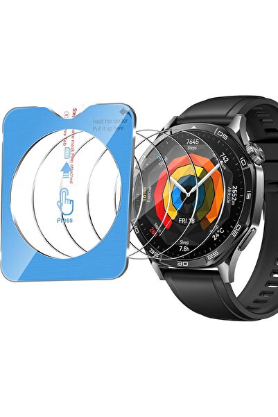 Nextron Huawei Watch GT5 46 / GT4 46mm Kolay Kurulum Darbelere Dayanıklı A+Ka...