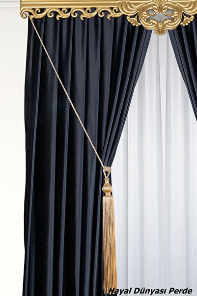 Hayal Dünyası Kornişe Takmalı Tavan Bağlama Özel Yapım Perde Bağı Braçol Perd...