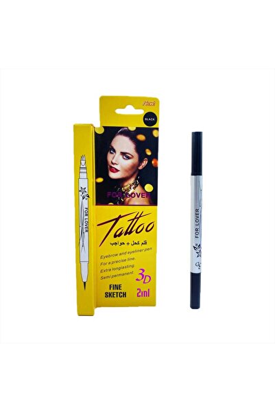 FOR LOVER Four Lover Eyeliner and Eyebrow Pencil - Black