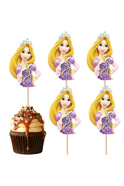 parti show Rapunzel 20'li Şekilli Kürdan