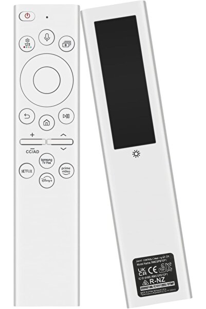Nettech Solar Rechargeable Remote for Samsung Smart TVs (2021-2024) - Voice & USB-C