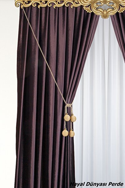 Hayal Dünyası Kornişe Takmalı Tavan Bağlama Özel Yapım 4 Toplu Perde Bağı İp ...