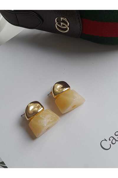 Bubbleatelier Bone Gold Earrings