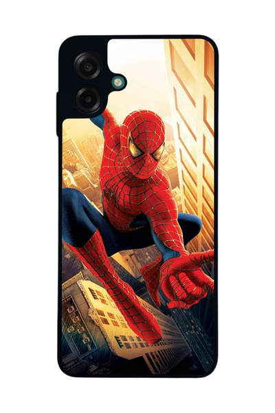 Aksel Kılıf متوافق مع هاتف سامسونج جالاكسي A07 مطبوع ، أسود غير لامع، سيليكون...